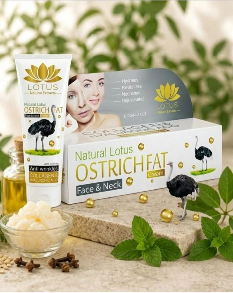 2 kusy - kolagenový krém s pštrosím tukem 120 g