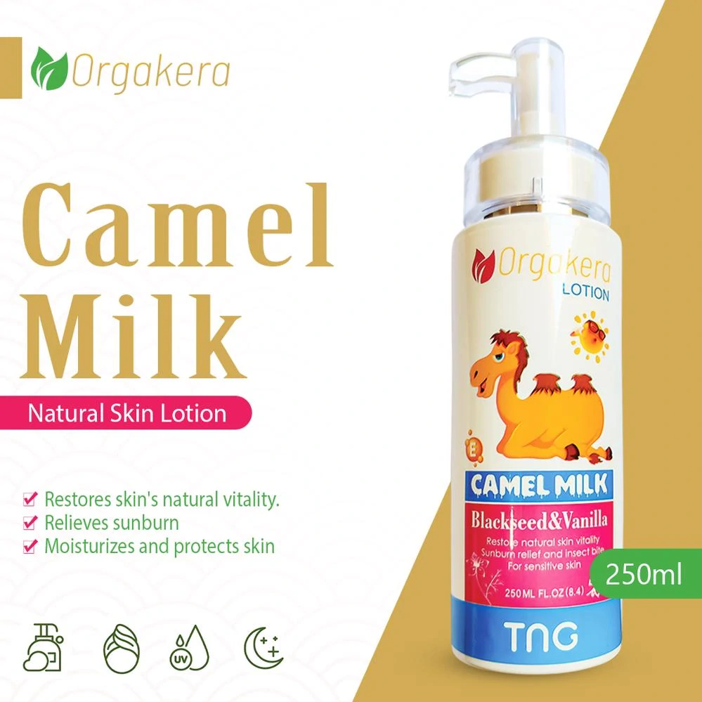 tělové velbloudí mléko s černým semínkem a vanilkou, 250 ml